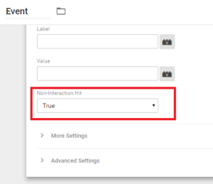 events-non-interaction-hit bounc rate